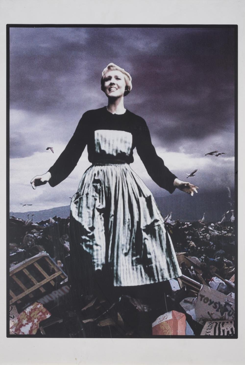 James Cauty comparable auction result: james cauty b 1956 julie andrews singing on a rubbish heap