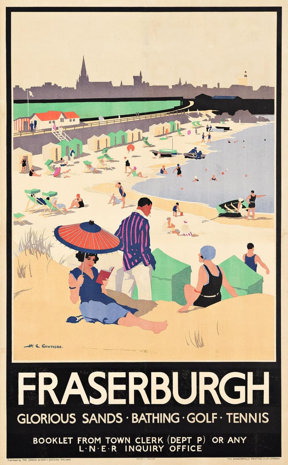 Henry George Gawthorn comparable auction result: henry george gawthorn 1879 1941 fraserburgh l n e r circa 1930 39 x24 inches 101x62 cm the dangerfield printing co ltd