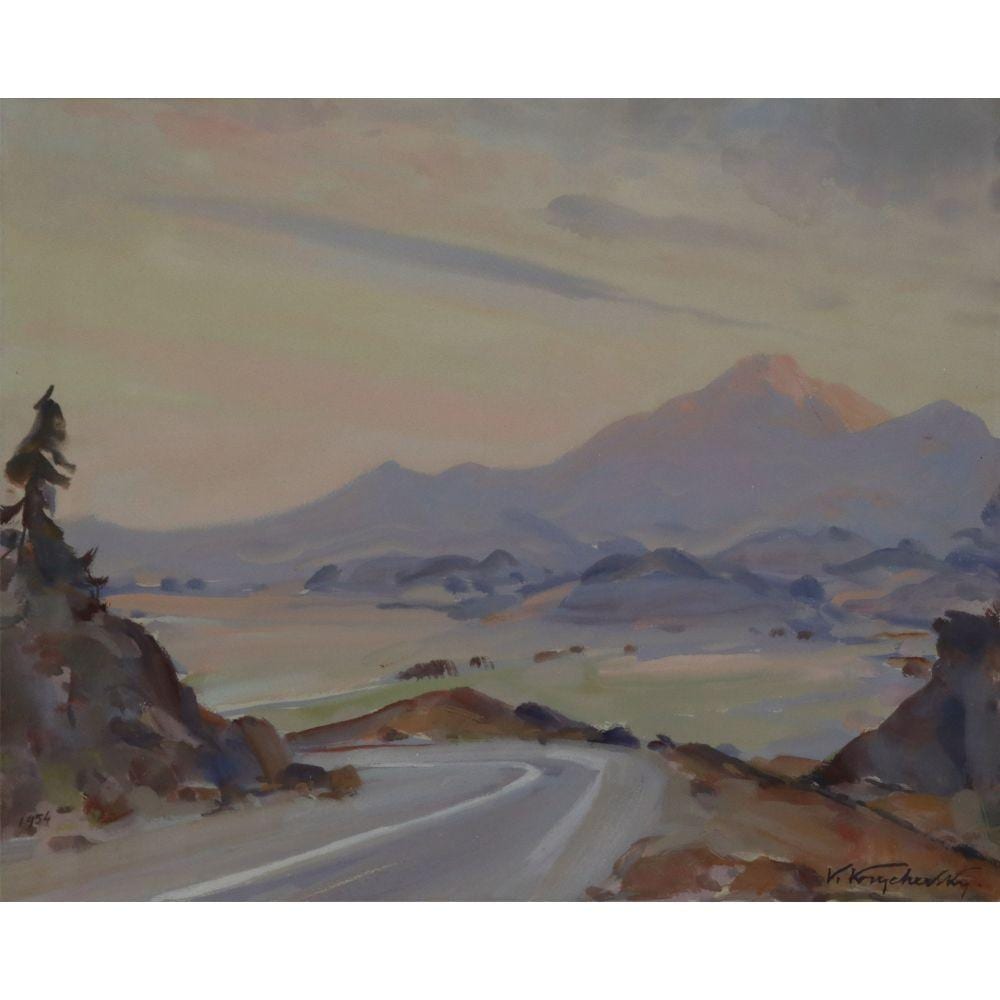 Mykola KRYCHEVSKY comparable auction result: mykola krychevsky ukrainian french 1898 1961