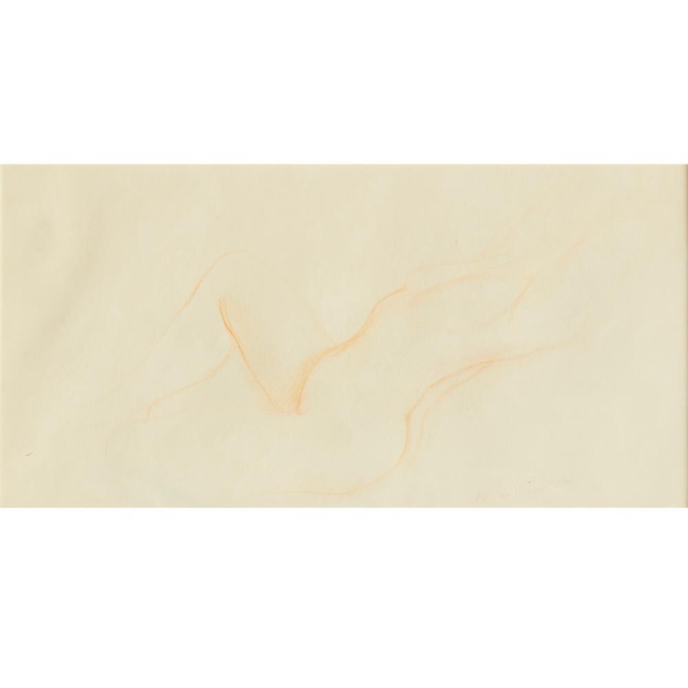 Lennart Anderson comparable auction result: lennart anderson red conte on paper study