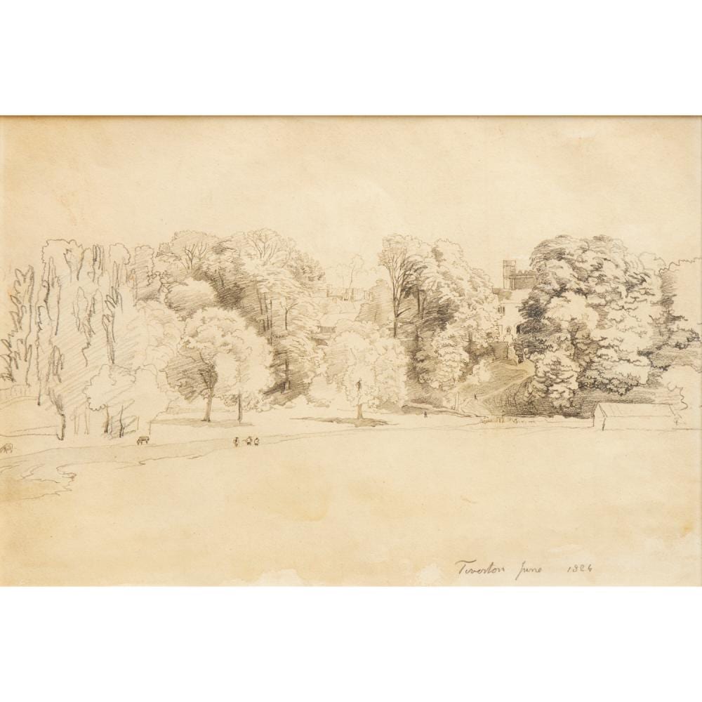 Cornelius Varley comparable auction result: cornelius varley pencil drawing 1826