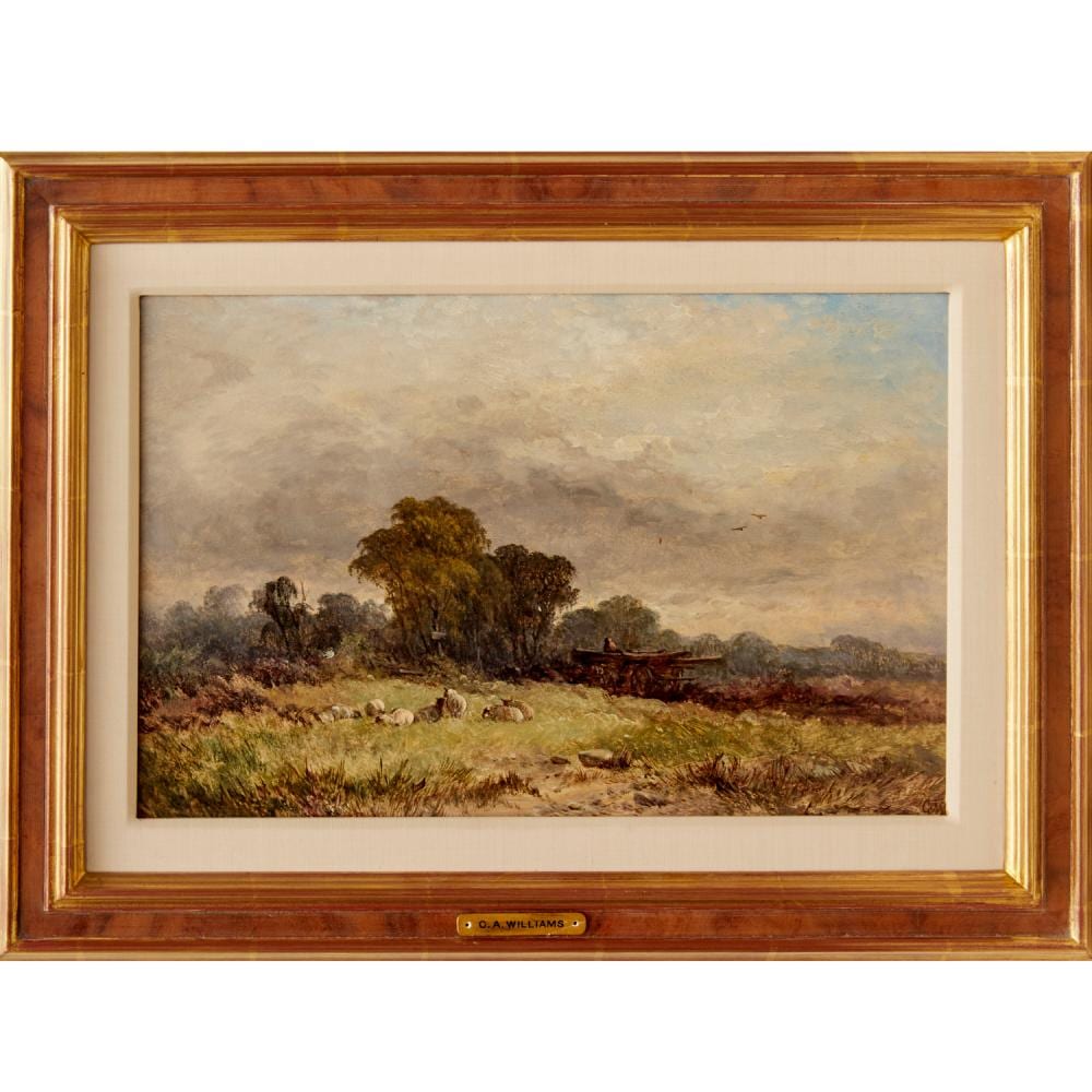 George Augustus Williams comparable auction result: george augustus williams oil on board