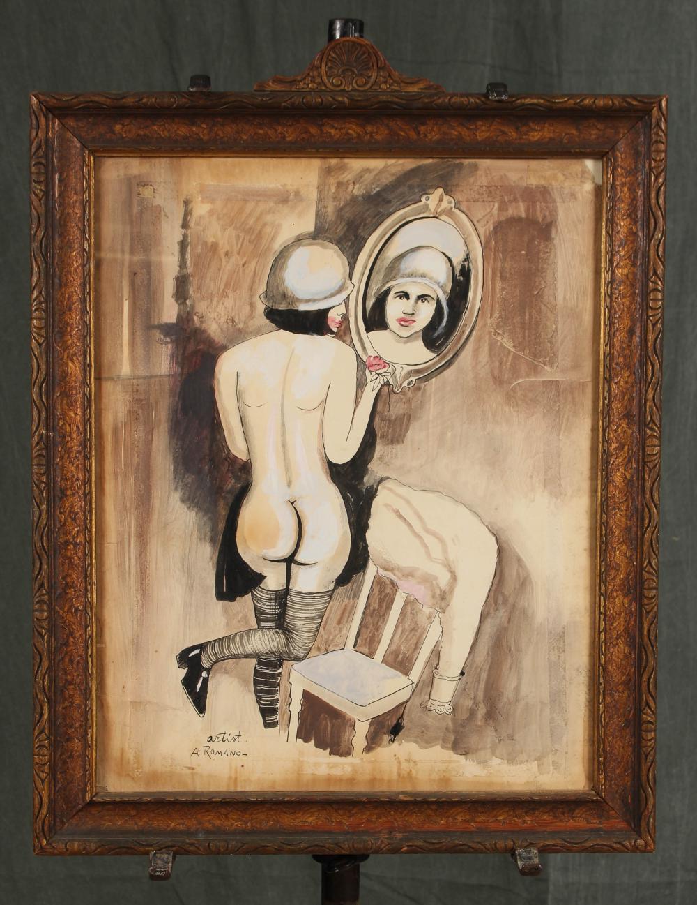 antonio romano folk art flapper at bath · Ashcroft and Moore · 2023-11-14 Antonio Romano comparable auction result: antonio romano folk art flapper at bath