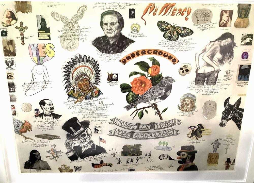 Wes Lang comparable auction result: wes lang in god we trust archival print on paper