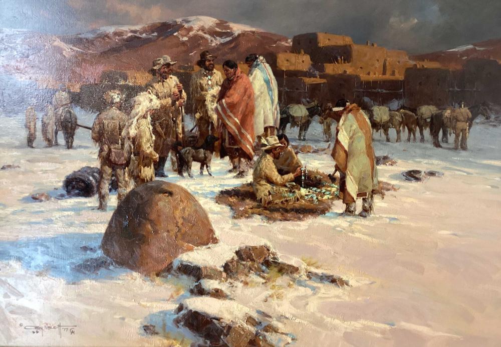 Gary Lawrence Niblett comparable auction result: gary lawrence niblett 1943 oil on canvas