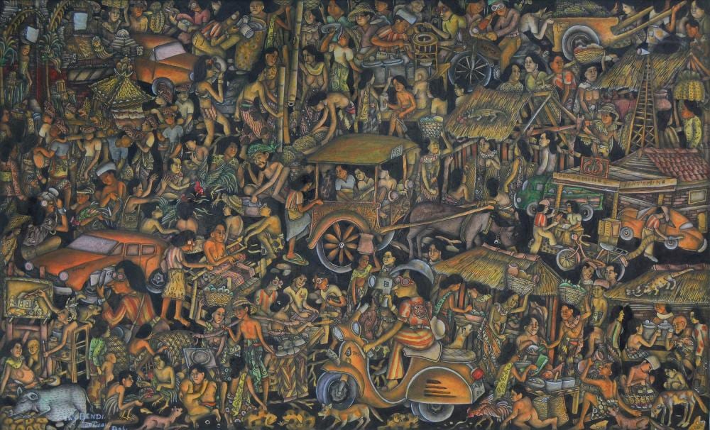 Bendi, I Wayan; Tourists in the 1980s comparable sale