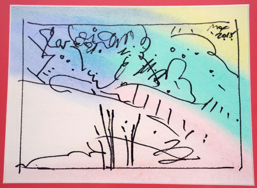 Auction comp thumbnail for Peter Max "Profile" Mixed Media on Paper (Napoleon's Fine Art, Lot 221)