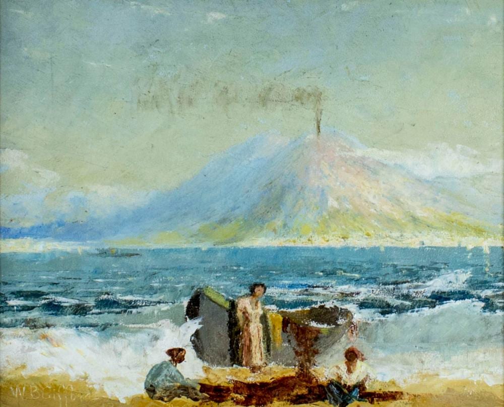 William Birdsall Gifford comparable auction result: william birdsall gifford il ca ny 1839 1929 oil painting antique