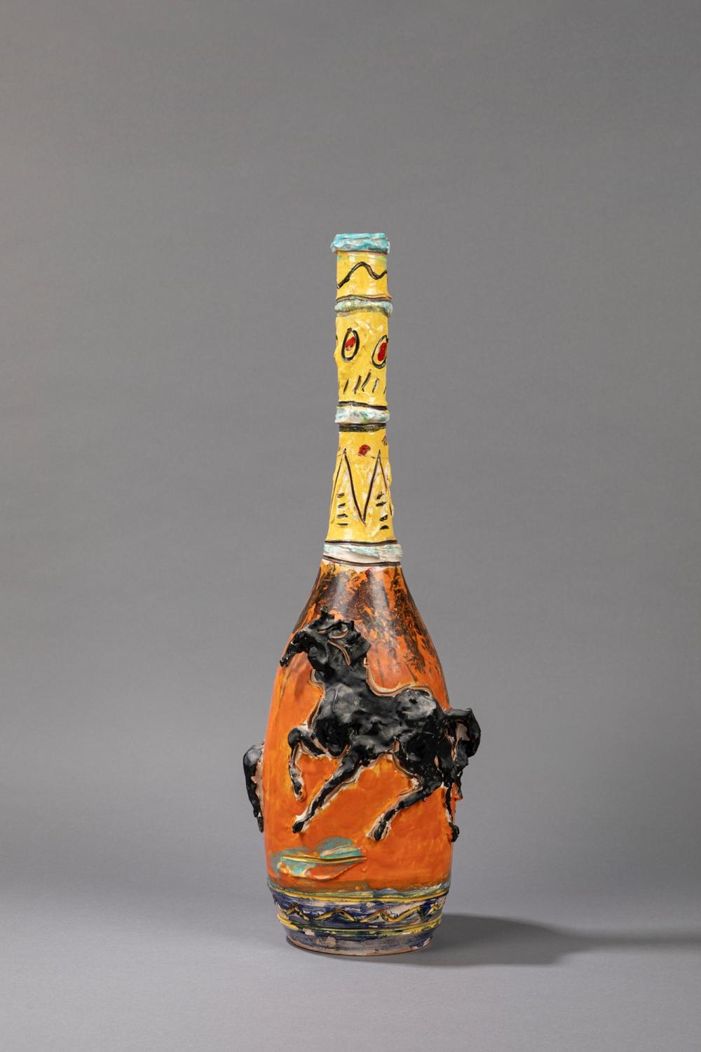 Umberto Ghersi comparable auction result: umberto ghersi bottle 1960 ca