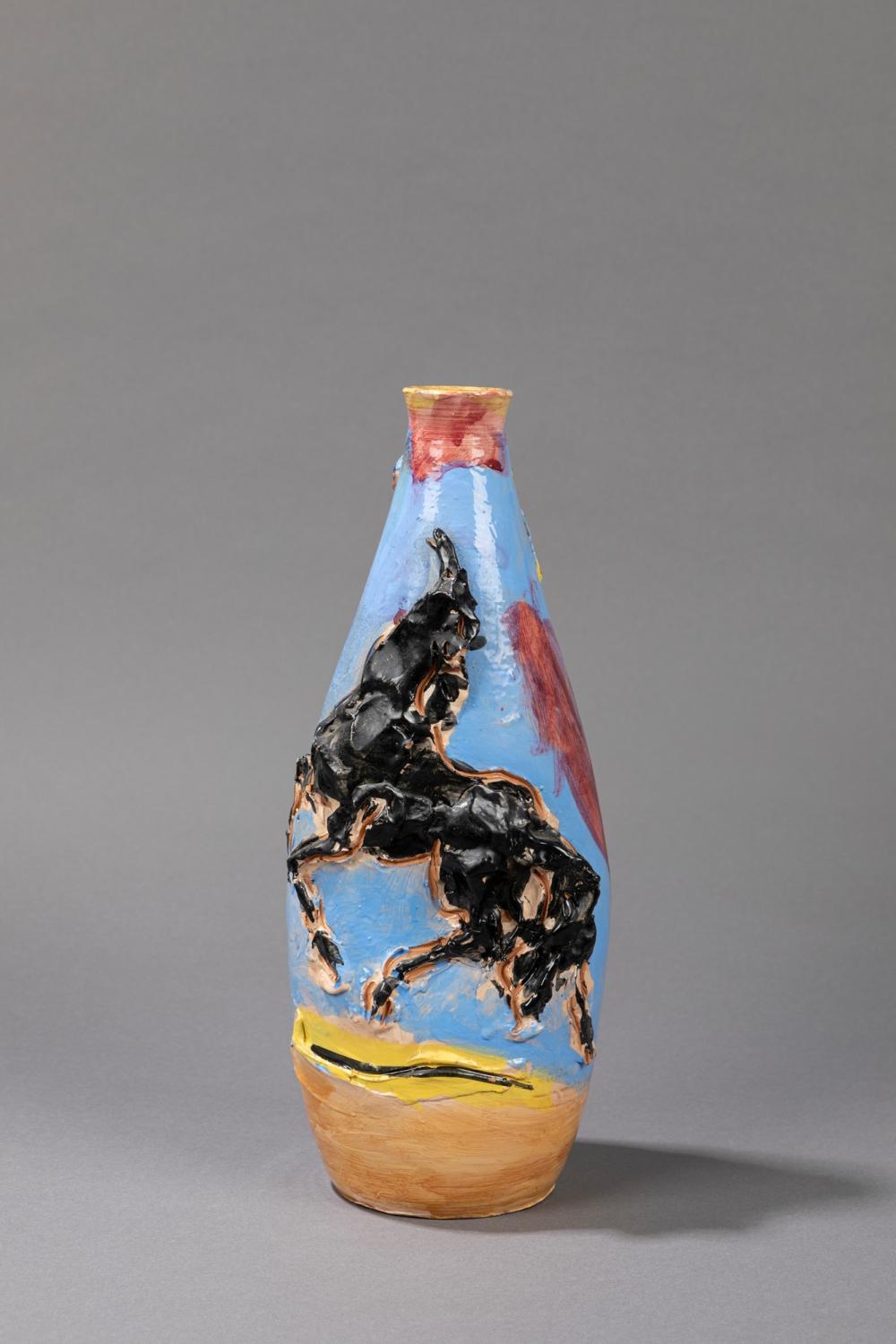 Umberto Ghersi comparable auction result: umberto ghersi vase 1960 ca