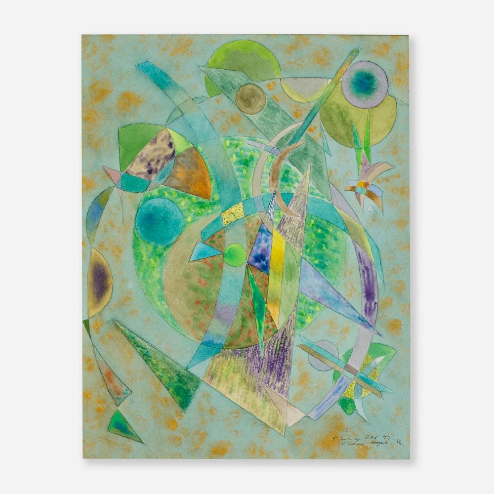 Lloyd Raymond Ney comparable auction result: lloyd raymond ney abstract composition