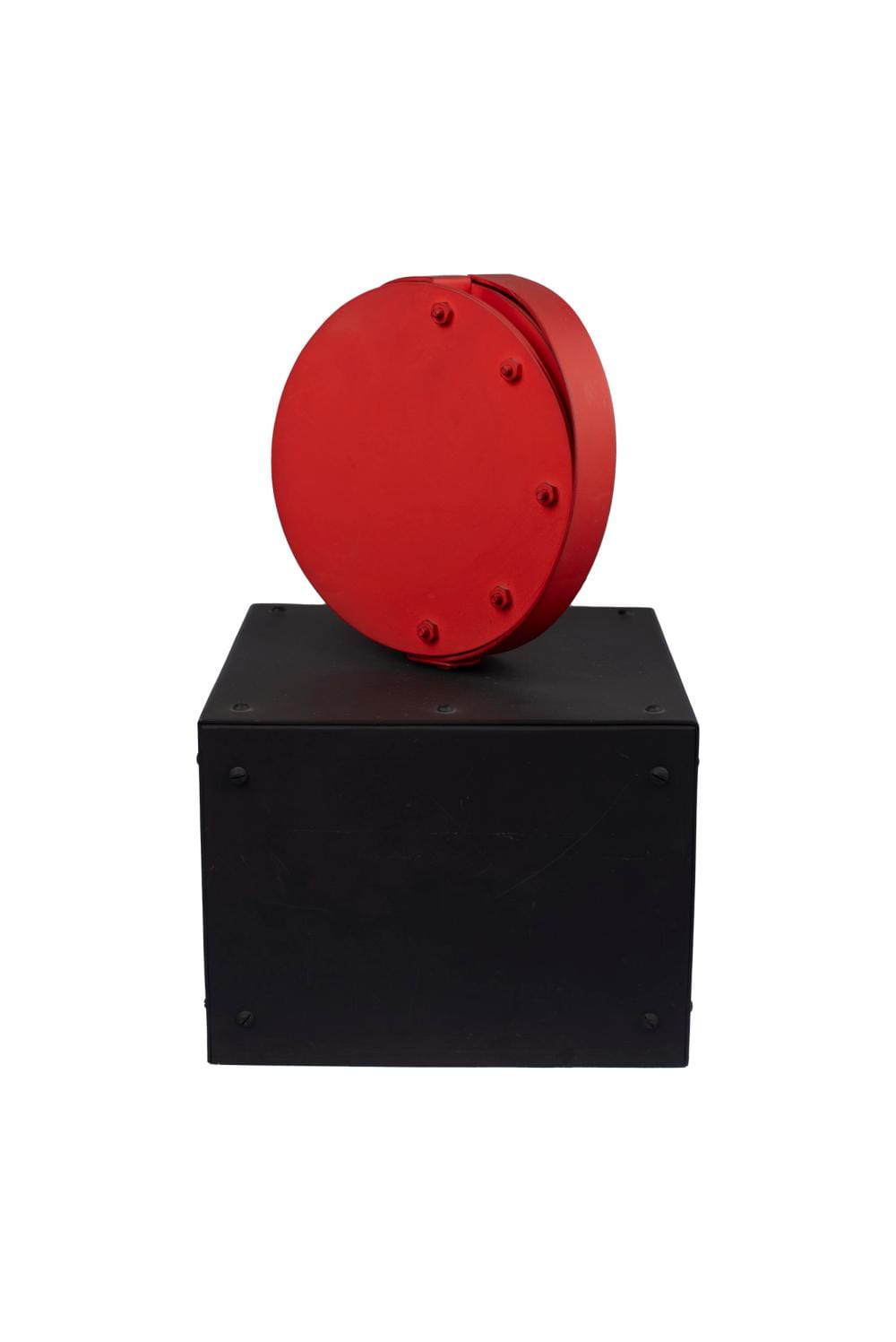 Edgar Negret (1920-2012) Luna, 1985 Aluminio pintado Medidas: 32 x 20 x 20 cms. Ed. 3/30 comparable sale