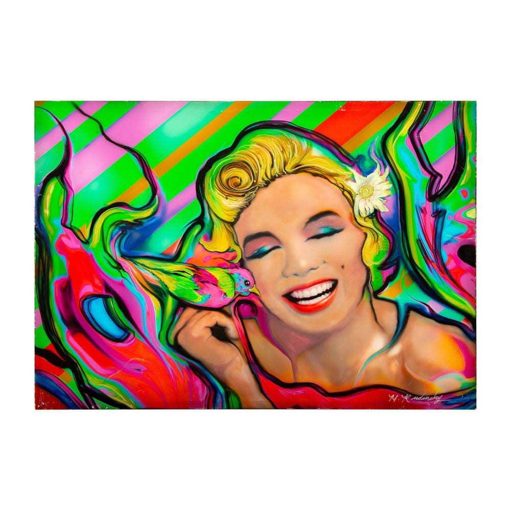 Marc Rudinsky comparable auction result: marc rudinsky original pop art painting marilyn signed