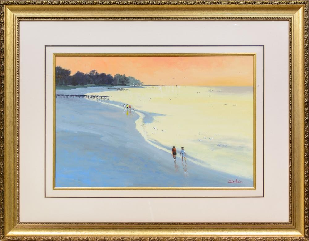 louis audie sa 1935 2015 oil beach with figures and birds signed 50 x 75 · 5th Avenue Auctioneers · 2023-11-06 Louis Audie comparable auction result: louis audie sa 1935 2015 oil beach with figures and birds signed 50 x 75