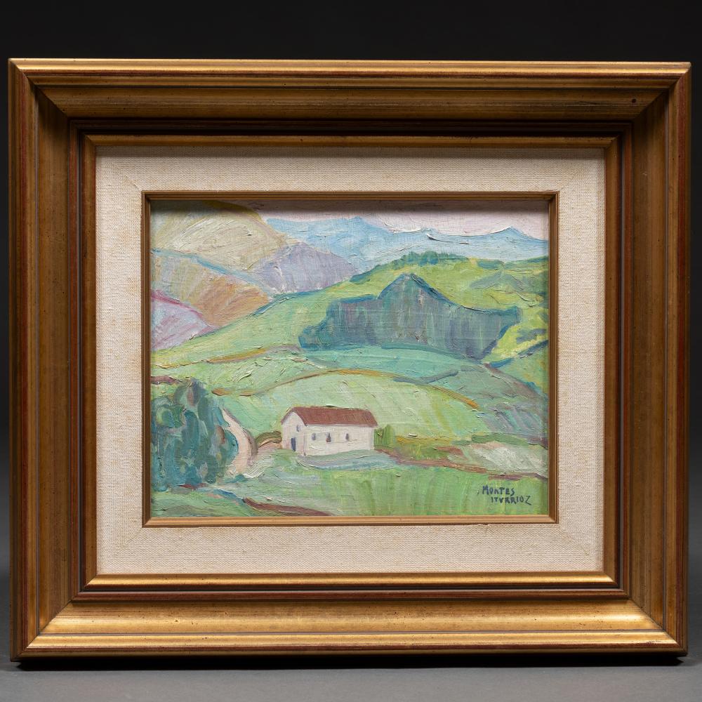 Gaspar Montes Iturrioz comparable auction result: landscape of yanci