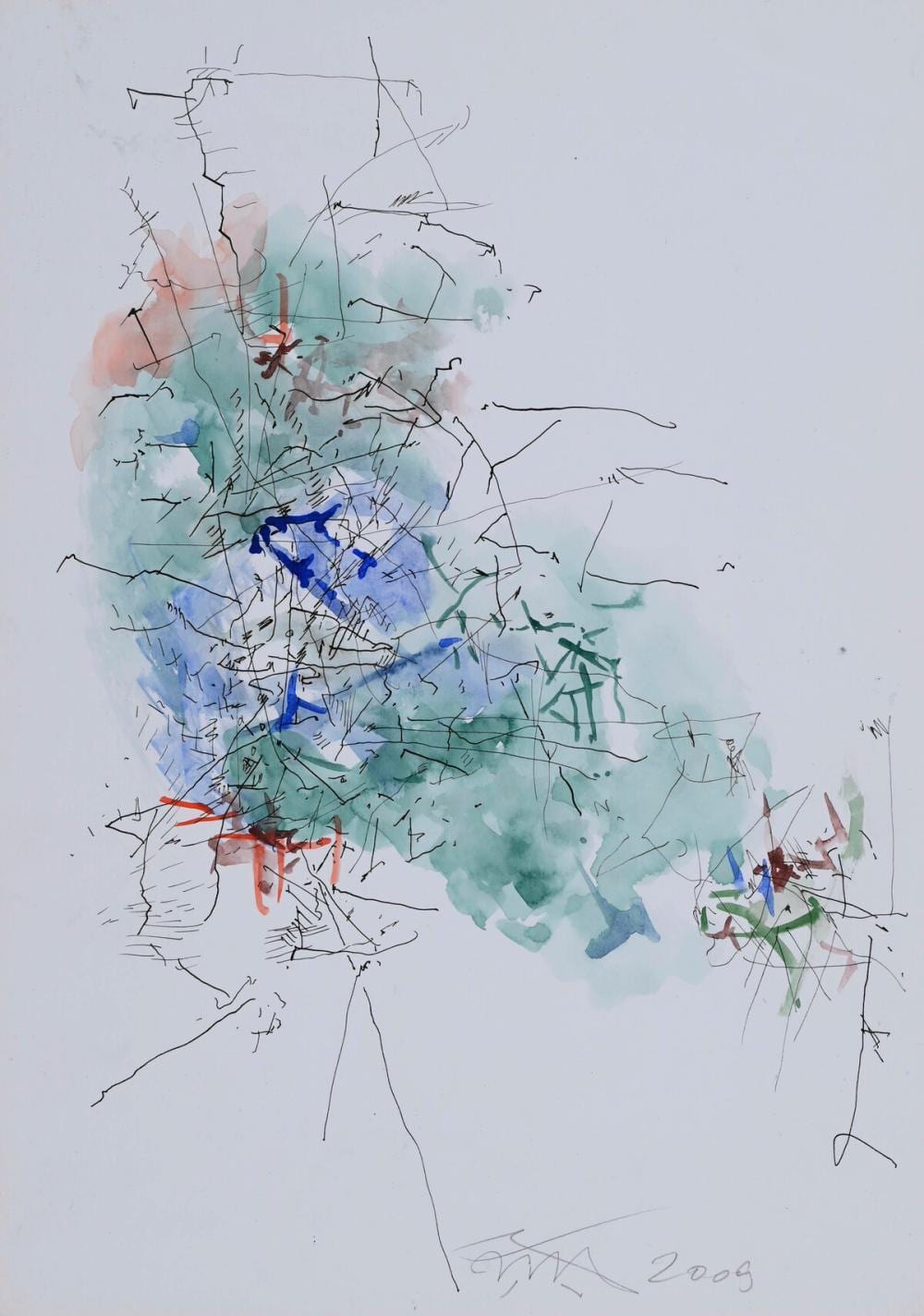 Harald Naegeli comparable auction result: harald naegeli 1939 2 drawings untitled 2009 ein gl cksschwein zum geburtstag 2019