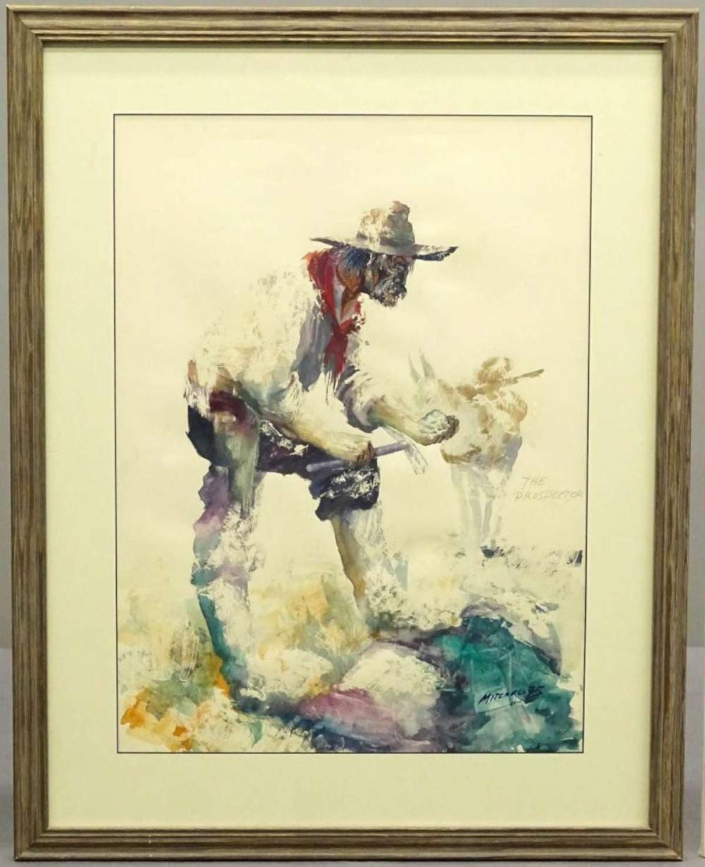 original 1970 s western themed watercolor · Yardley Antiques · 2023-11-20 Arthur (1889) Mitchell comparable auction result: original 1970 s western themed watercolor