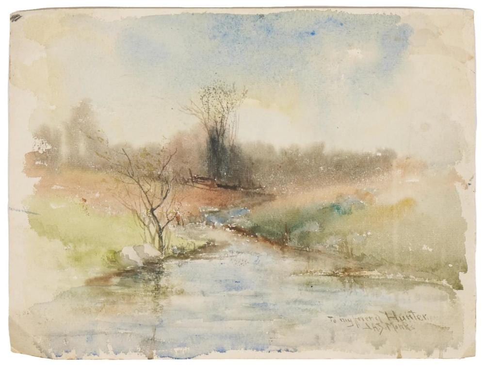 John Austin Sands Monks comparable auction result: john austin sands monks american 1850 1917