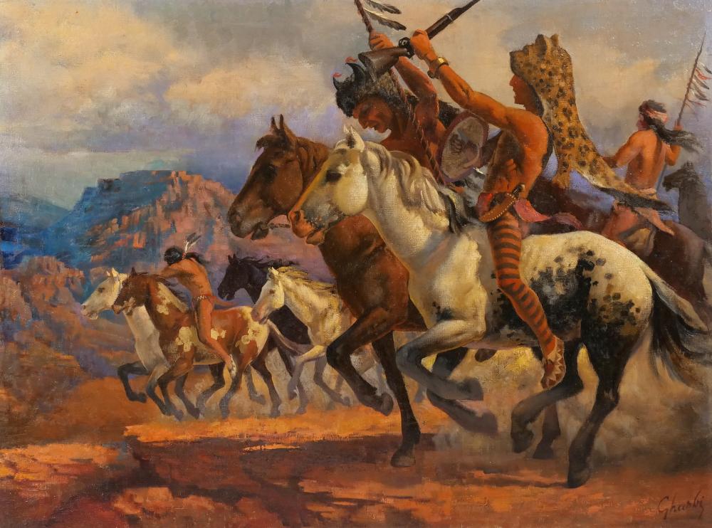 Jalal Gharbi comparable auction result: jalal gharbi tunisian american 1920 2005