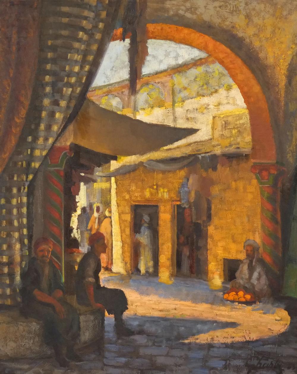 Jalal Gharbi comparable auction result: jalal gharbi tunisian american 1920 2005