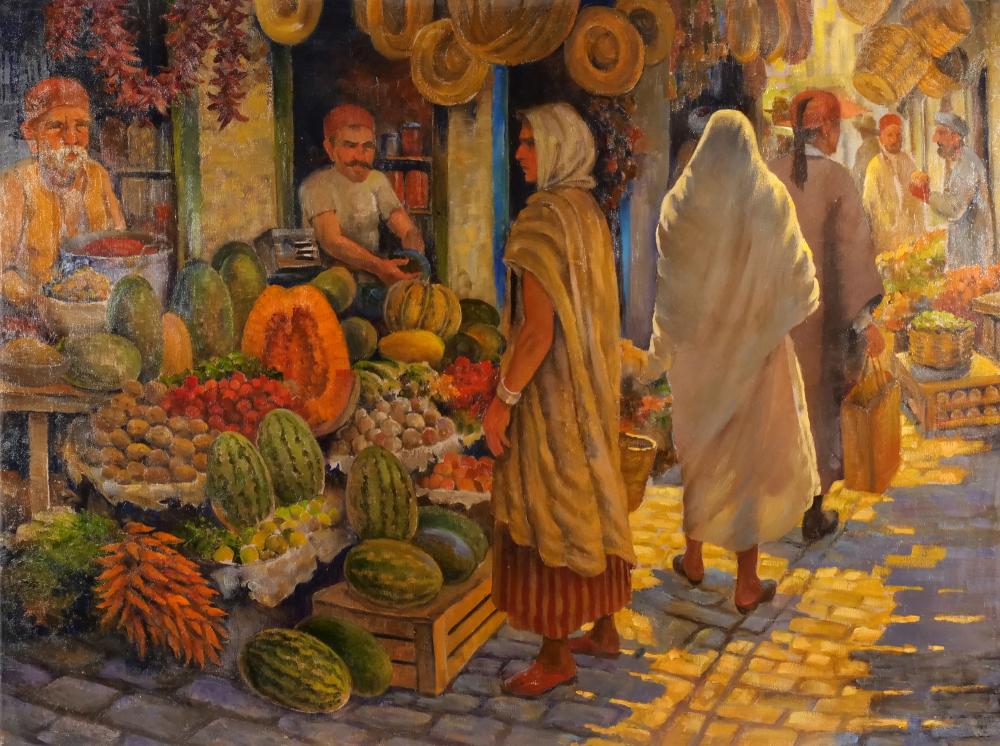 Jalal Gharbi comparable auction result: jalal gharbi tunisian american 1920 2005