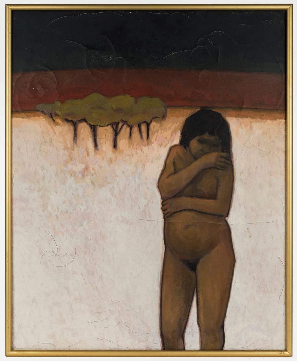 bernhard rust 1929 2008 aboriginal girl oil on canvas 75 x 60cm 70 x 60cm overall · Leski Auctions Pty Ltd · 2023-11-19 Bernhard Rust comparable auction result: bernhard rust 1929 2008 aboriginal girl oil on canvas 75 x 60cm 70 x 60cm overall