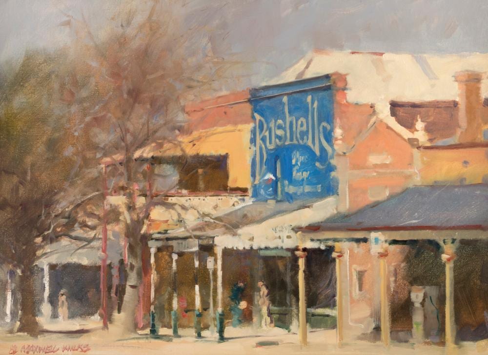 maxwell j wilks 1944 maldon oil on canvas signed and dated lower left maxwell wilks 85 33 x 48cm 54 x 69cm overall · Leski Auctions Pty Ltd · 2023-11-19 Maxwell J. Wilks comparable auction result: maxwell j wilks 1944 maldon oil on canvas signed and dated lower left maxwell wilks 85 33 x 48cm 54 x 69cm overall