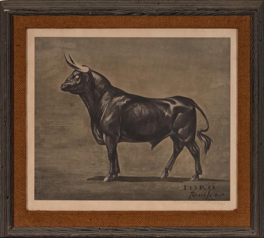 tom lea toro · Vogt Galleries Texas · 2023-11-11 Tom Lea comparable auction result: tom lea toro