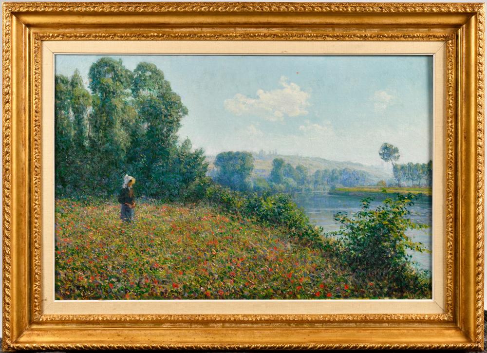 l on giran max france 1867 1927 cueilleuse de coquelicots bord de rivi re neuville sur oise · Osenat · 2023-11-19 Léon Giran-Max comparable auction result: l on giran max france 1867 1927 cueilleuse de coquelicots bord de rivi re neuville sur oise