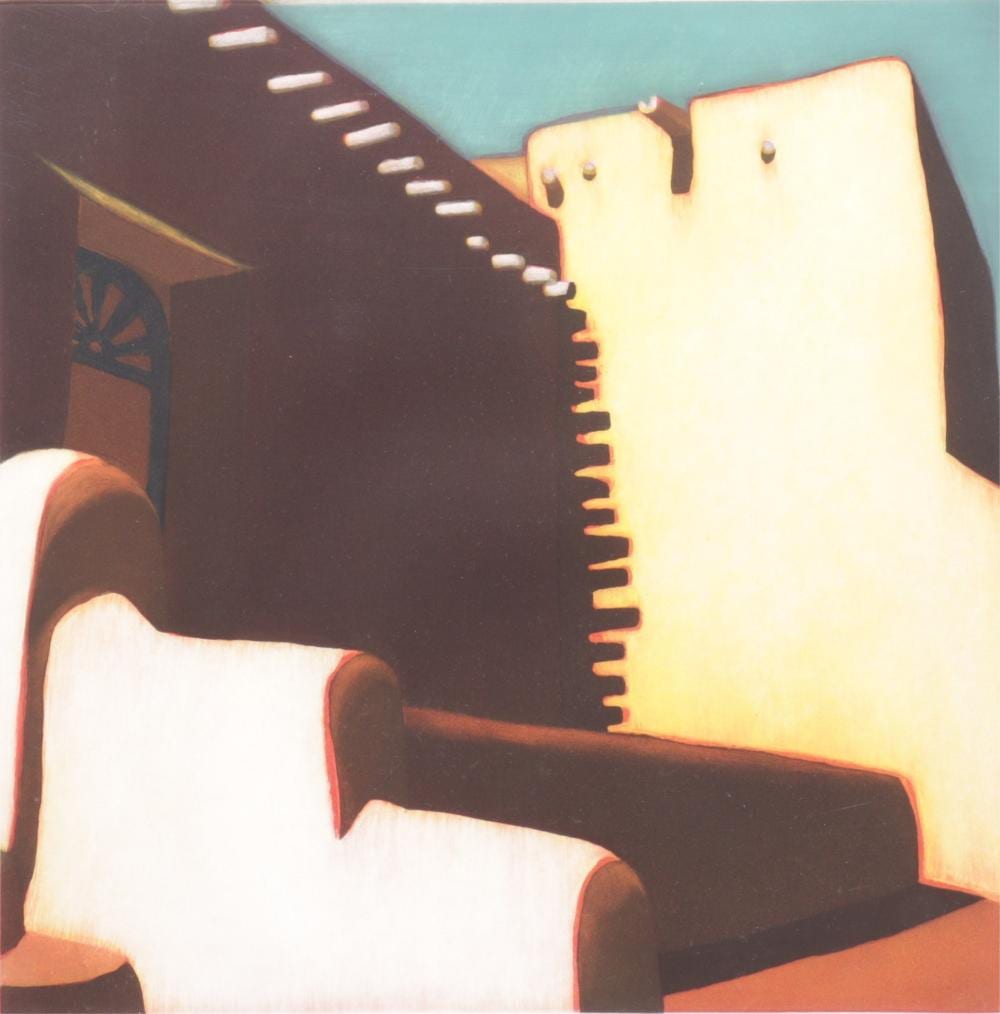 Harold Joe Waldrum comparable auction result: harold joe waldrum shadows of asis etching