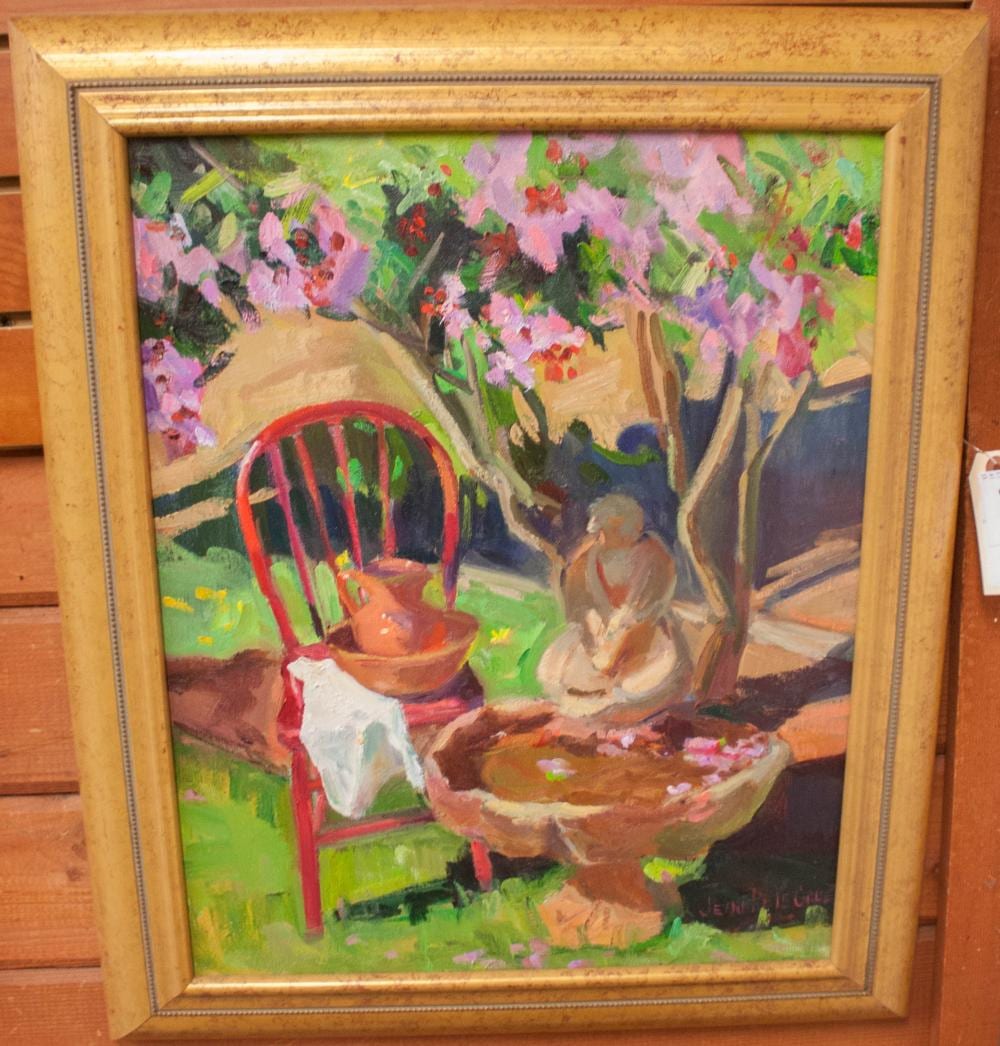 Jeanette Le Grue comparable auction result: jeanette le grue california b 1952 oil on canva