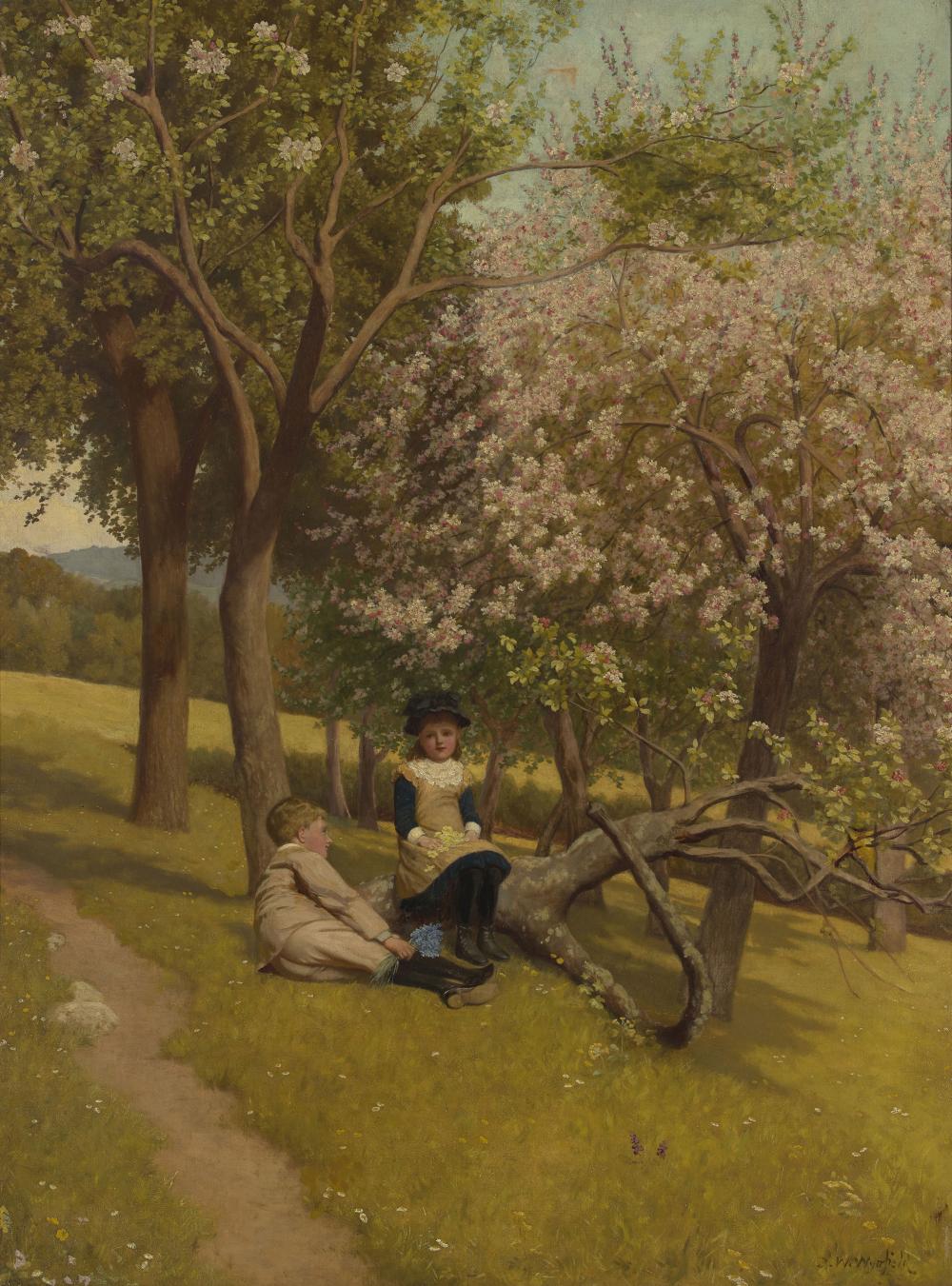 David Wilkie Wynfield comparable auction result: david wilkie wynfield british 1837 1887 beneath the trees 40 x 30in 101 6 x 25 4cm