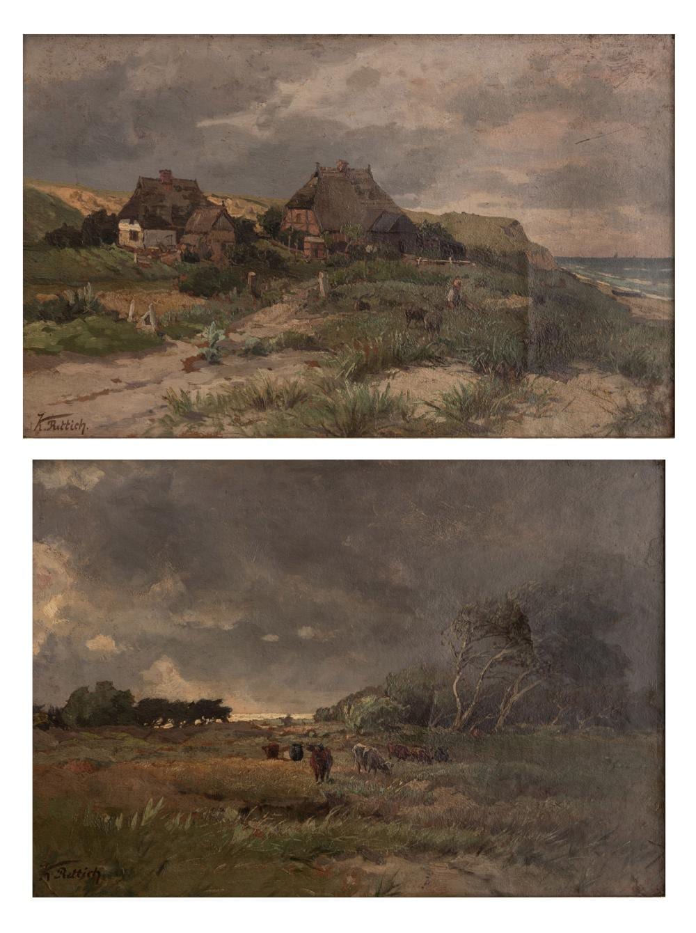 Karl Lorenz Rettich comparable auction result: karl lorenz rettich 1841 rosenhagen 1904 l beck