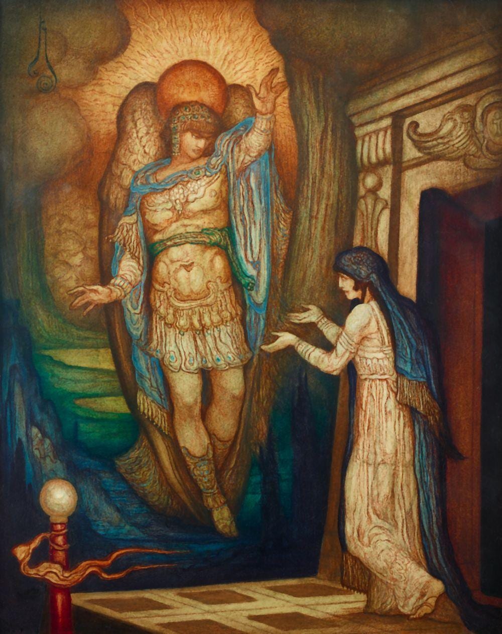Nicolas Kalmakoff comparable auction result: annunciation annonciation