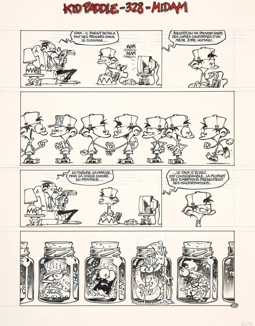 Michel Ledent comparable auction result: midam michel ledent dit