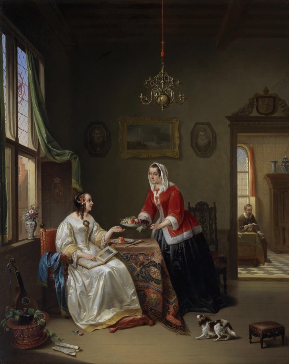 Alexis van Hamme comparable auction result: alexis van hamme belgian 1818 1875 at leisure