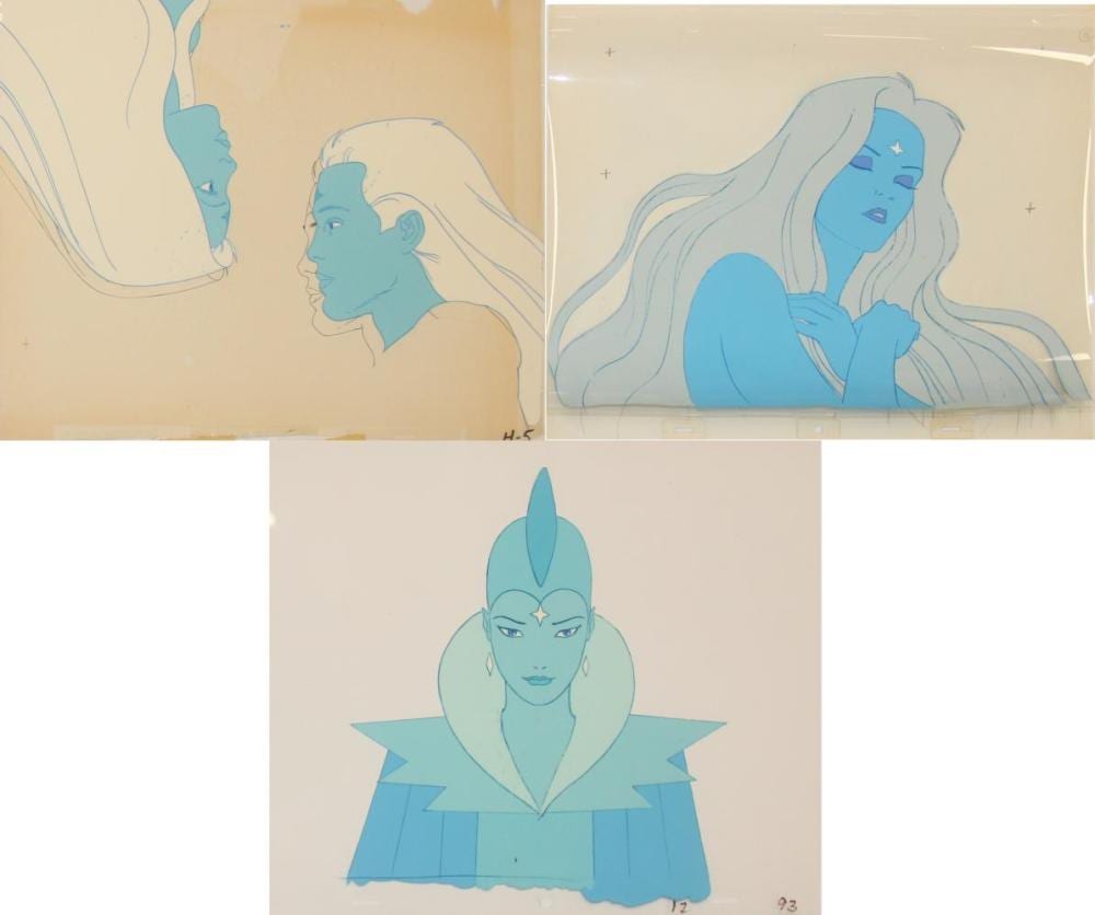 Jean (1938) Giraud comparable auction result: moebius internal transfer cels and drawings