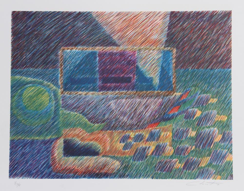 Charles Chamot comparable auction result: charles chamot underwater lithograph