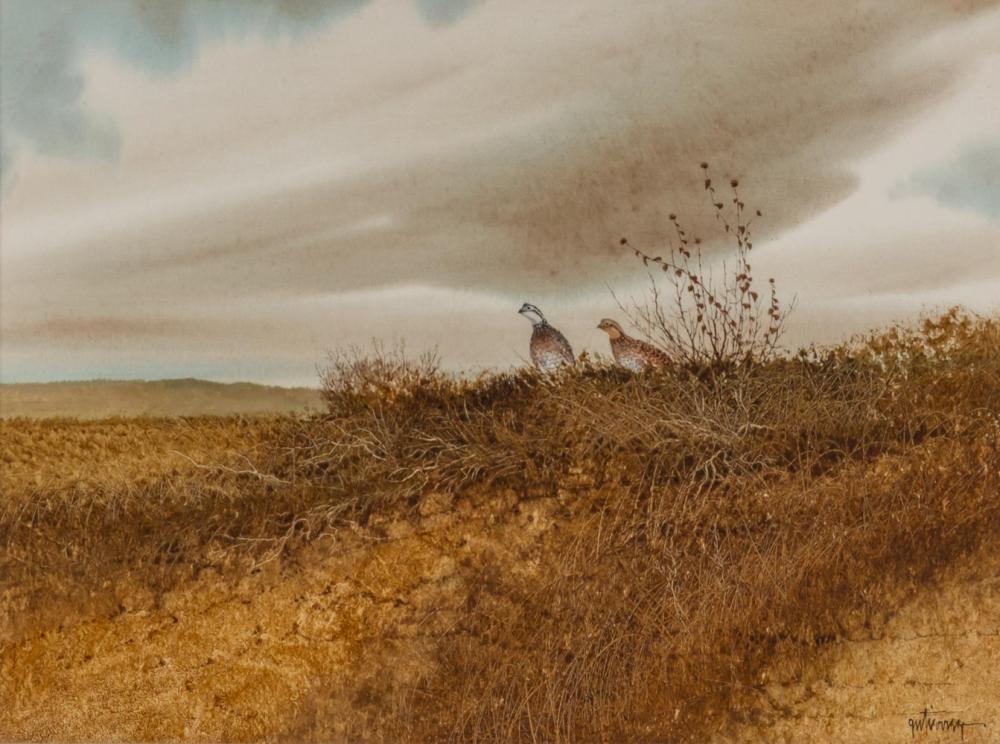 Raul Gutierrez comparable auction result: raul gutierrez quails in landscape