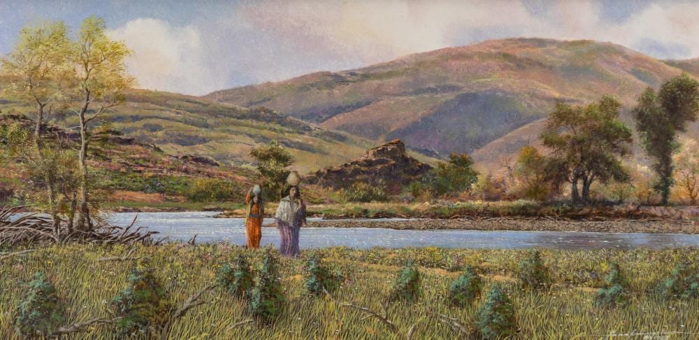 frank magsino live water 1987 · Vogt Galleries Texas · 2023-11-12 Frank Magsino comparable auction result: frank magsino live water 1987