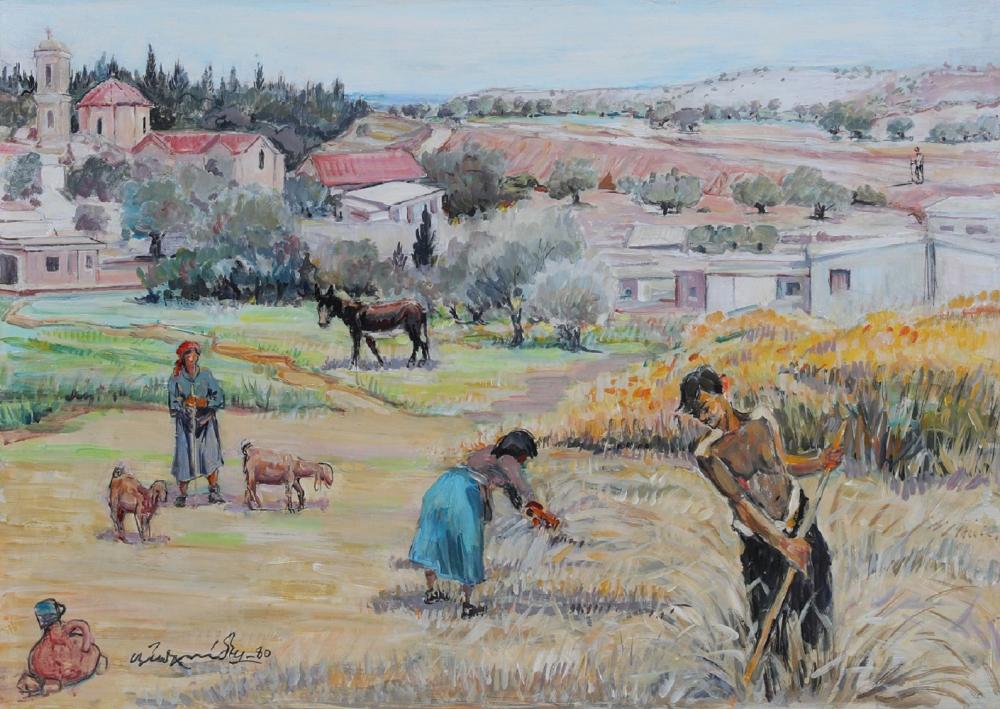 Victor IOANNIDES comparable auction result: victor ioannides 1903 1984 landscape