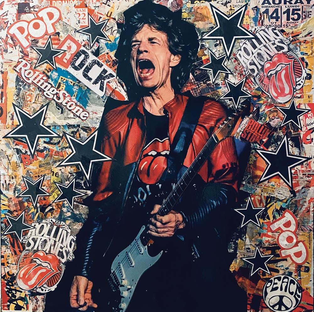 Thierry Auger comparable auction result: thierry auger n en 1968 mick jagger l gende vivante du rock n roll