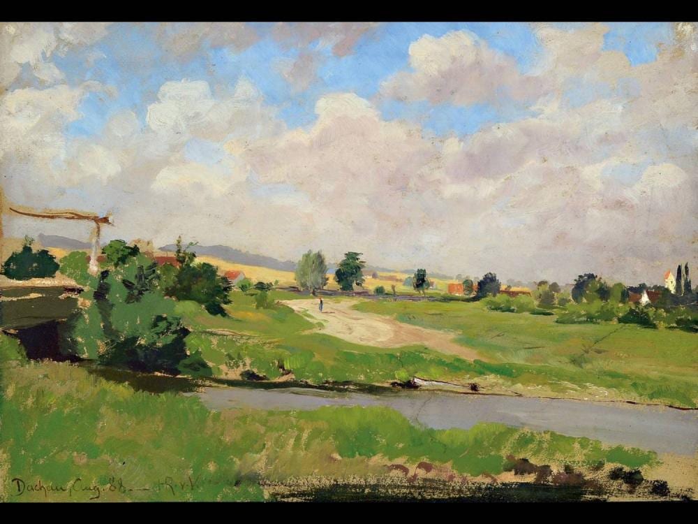 Hans Richard von Volkmann comparable auction result: hans richard von volkmann 1860 1927 halle studied at