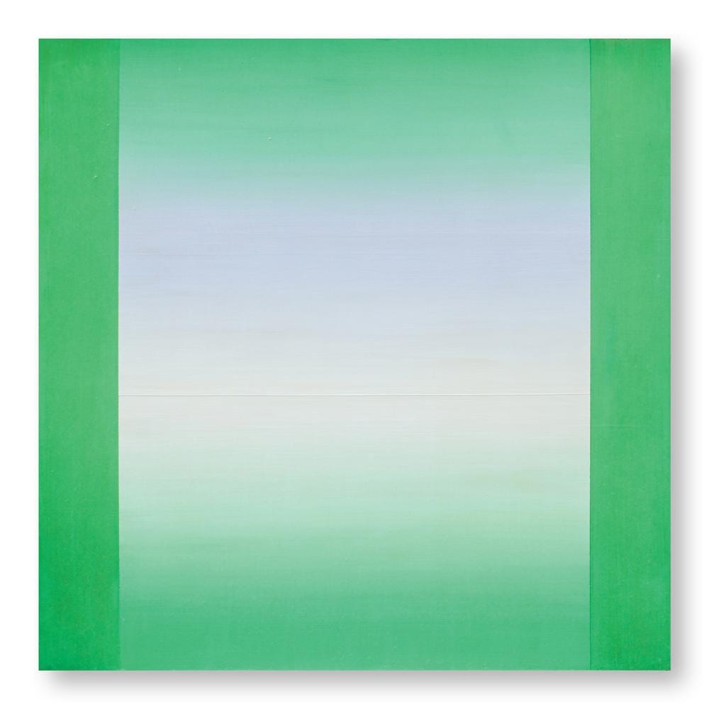 Lee Aguinaldo (1933 - 2007) - Green Circulation No. 15 comparable sale