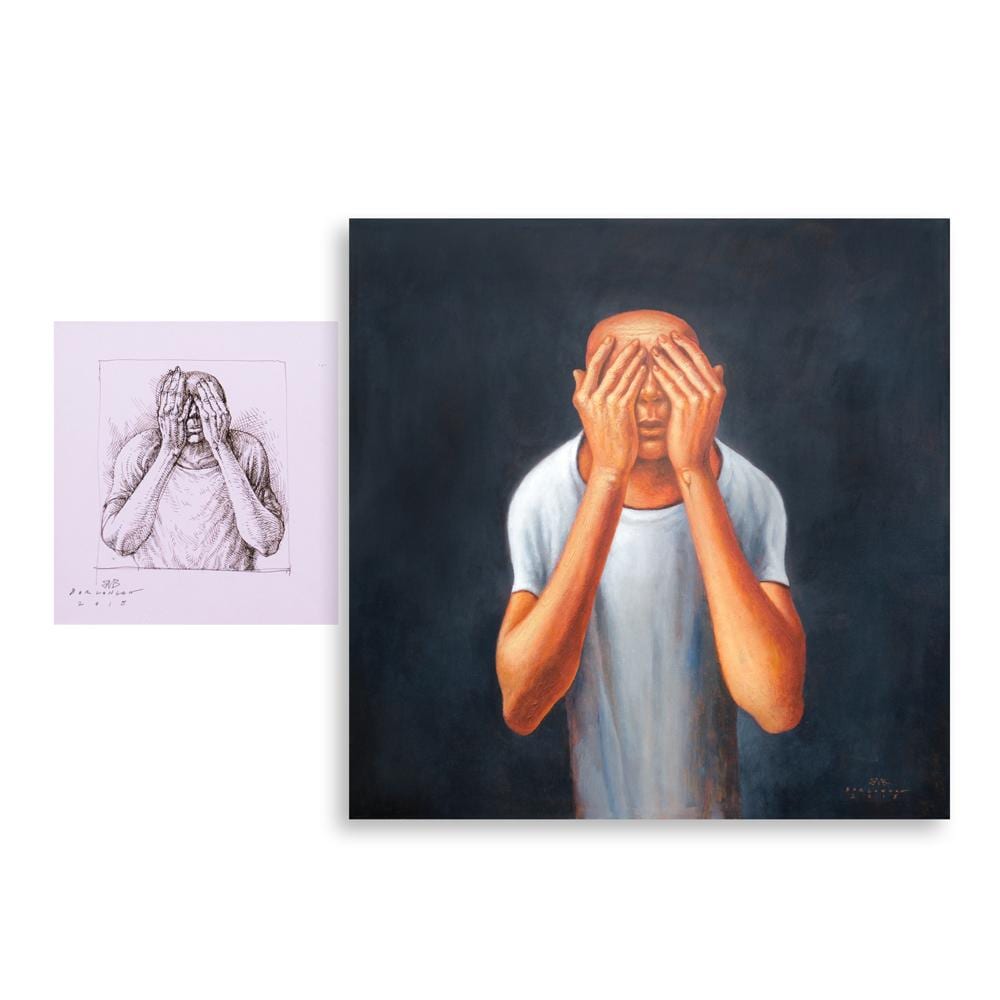Elmer Borlongan (b. 1967) - a) Study of Guilty b) Guilty comparable sale