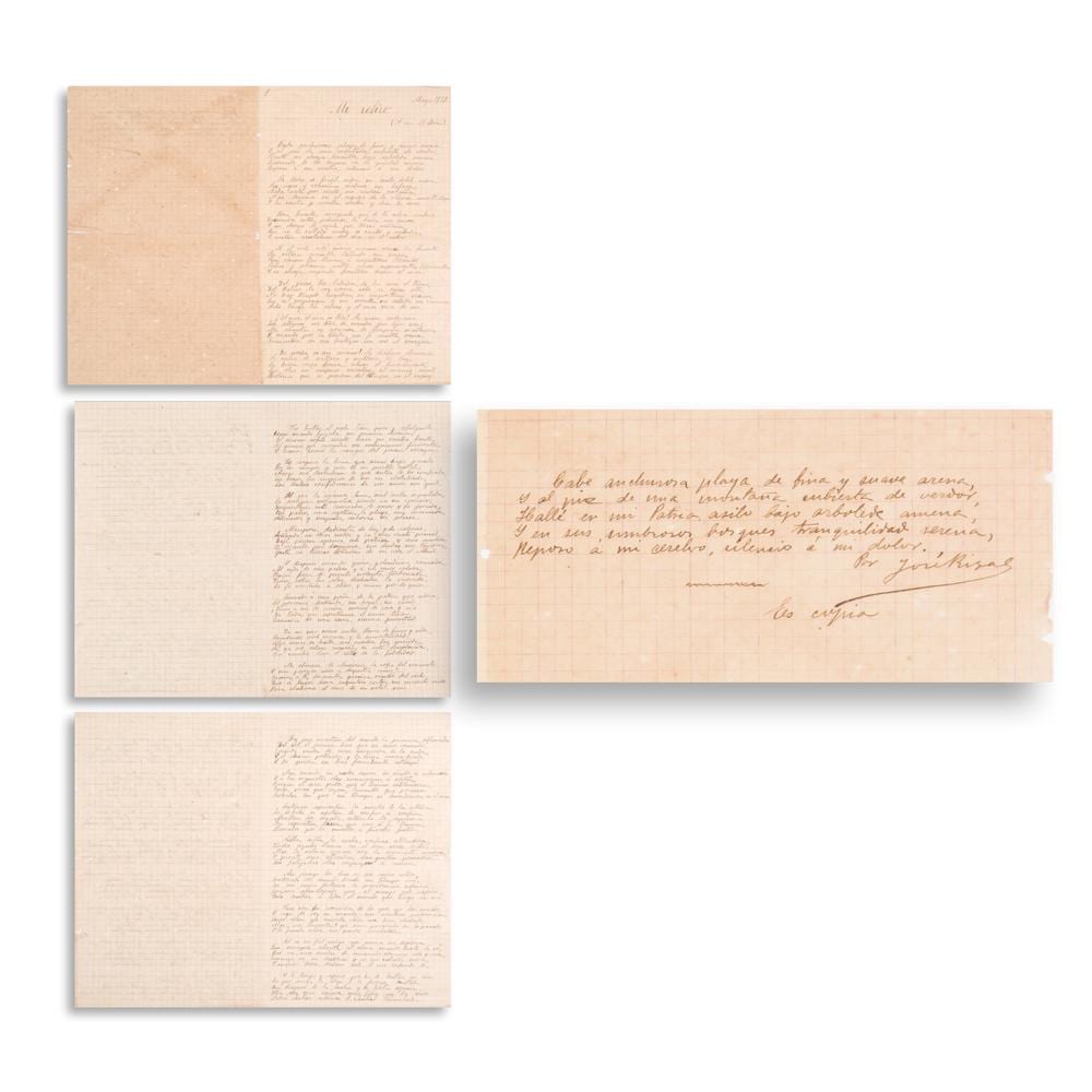 José Rizal (1861 - 1896) - Mi Retiro comparable sale