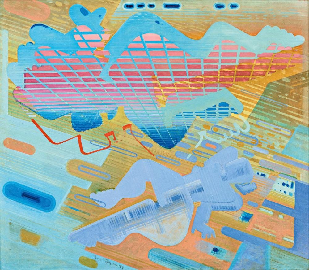 johannes molzahn spacial strata · Van Ham Kunstauktionen · 2023-11-30 Johannes Molzahn comparable auction result: johannes molzahn spacial strata