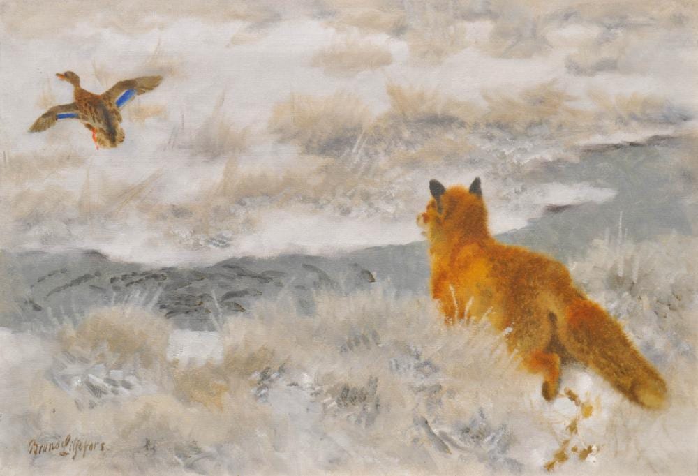 Bruno Liljefors comparable auction result: bruno liljefors uppsala schweden svezia 1860 stockholm 1939