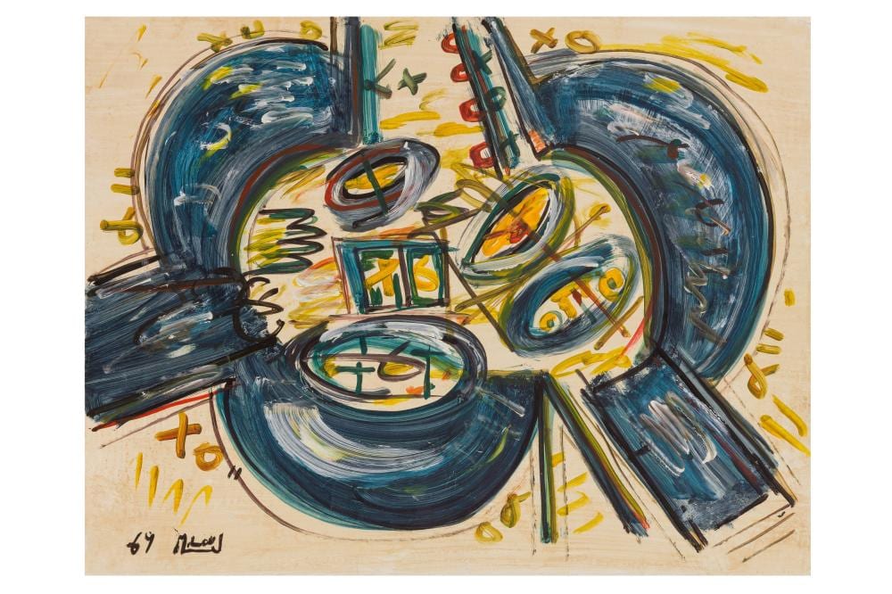 Miloud Labied comparable auction result: miloud labied moroccan 1939 2008