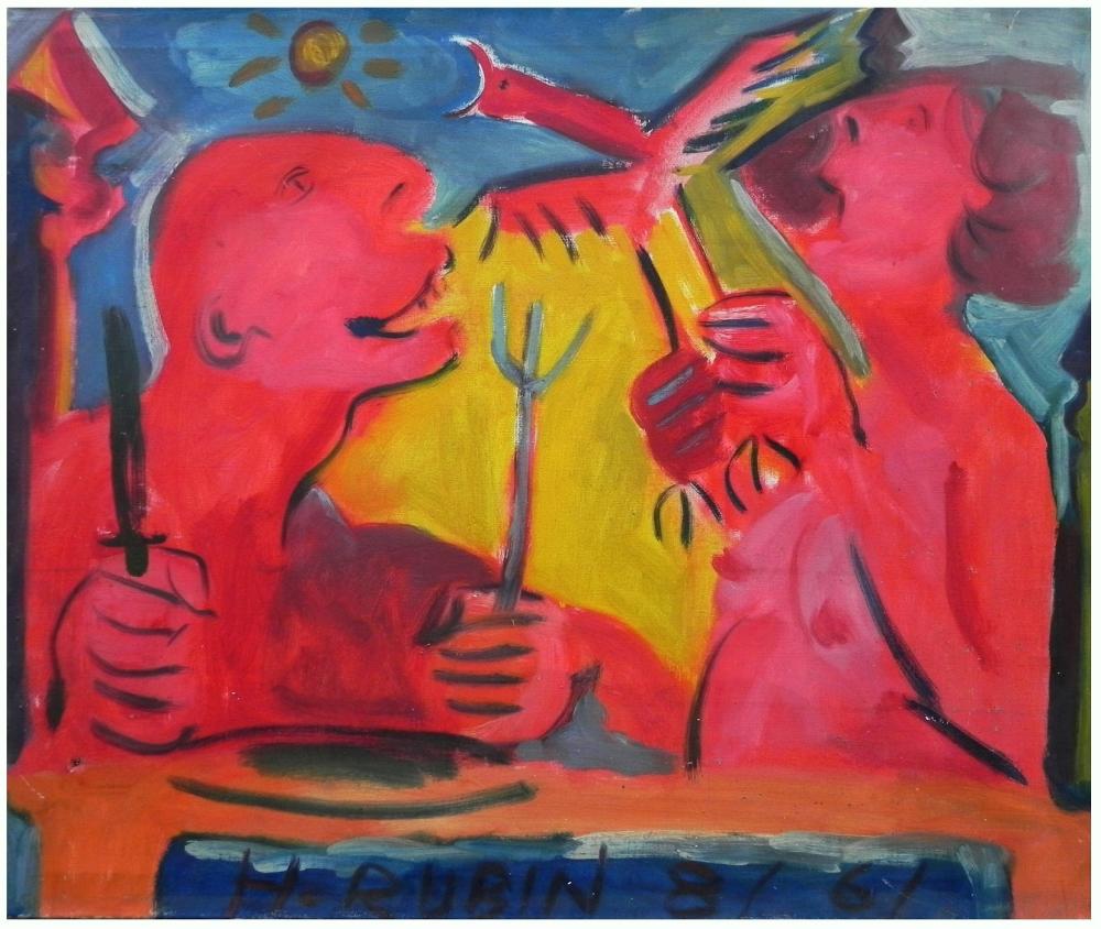 Harold Rubin comparable auction result: harold rubin south african israeli 1932 2020